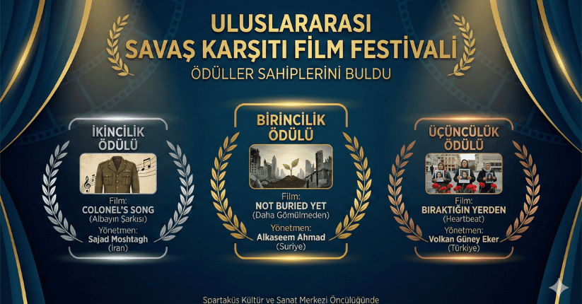 Uluslararası Savaş Karşıtı Film Festivali’nde ödüller sahiplerini buldu
